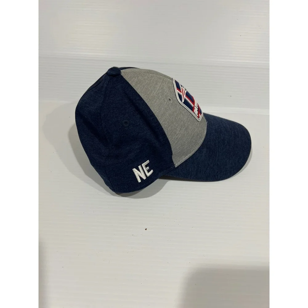 New Era New England Patriots Youth 39THIRTY Stretch Fit Hat Navy Grey G38